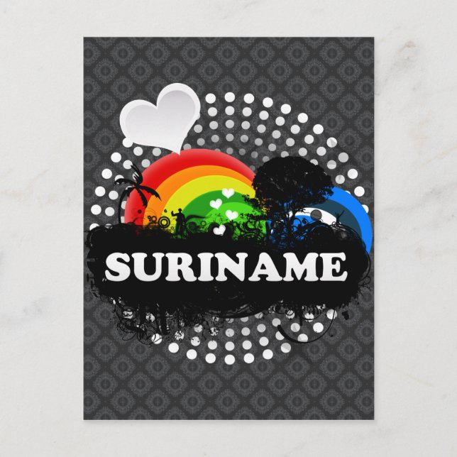 Cartão Postal Suriname Frutado Fofo (Frente)