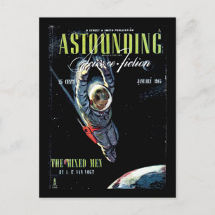 Cartão Postal Surpreendente Ficção Científica_ Janeiro de 1945_P