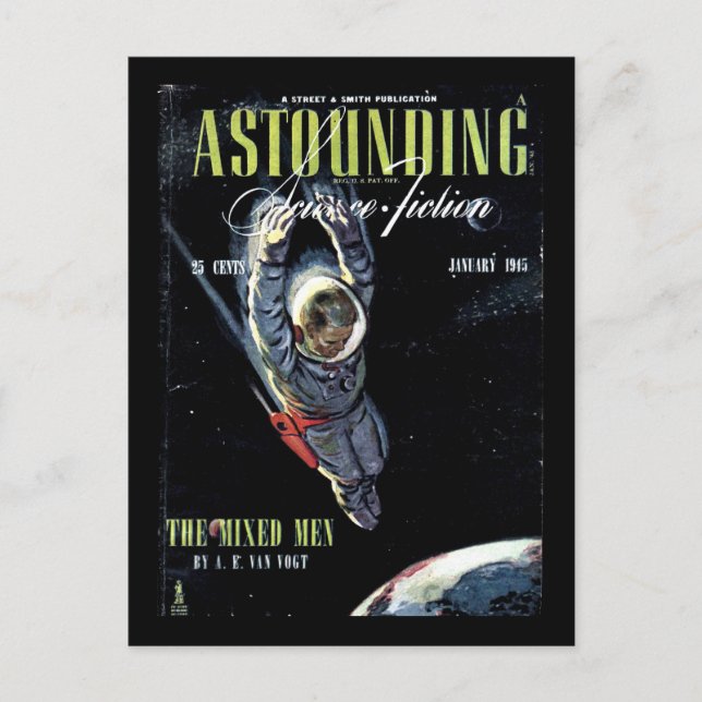Cartão Postal Surpreendente Ficção Científica_ Janeiro de 1945_P (Frente)