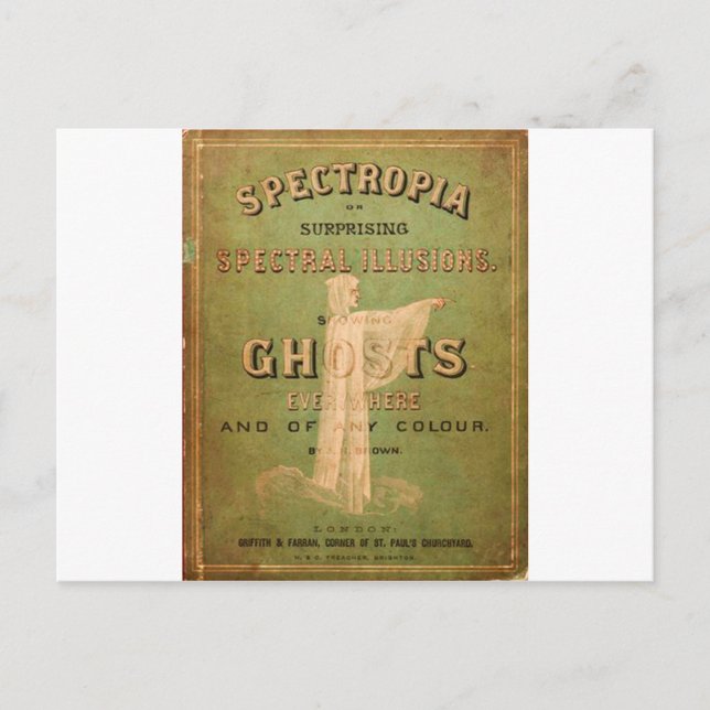 Cartão Postal Surpreendentes Ilusões Espectrais! (Frente)