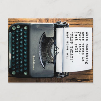 Cartão postal "Surpresa na História" Encourajador,