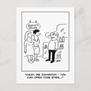 Cartão Postal Surpresa no Salão de Beleza