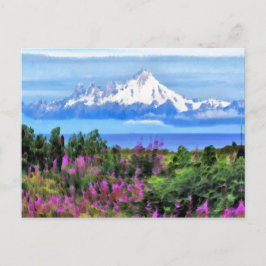 Cartão Postal Surreal Alaskan Wilderness