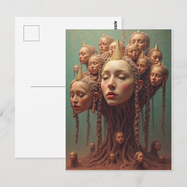 Cartão Postal Surreal Dreamscape (Frente/Verso)