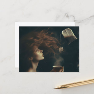 Cartão Postal Surreal Teatime