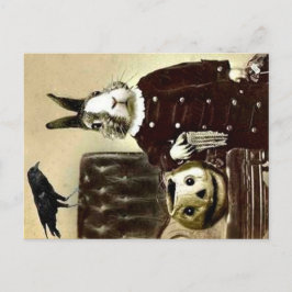 Cartão Postal Surrealistic Vintage Halloween