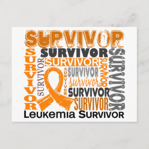 Cartão Postal Survivor 10 Leukemia