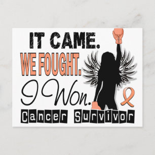 Cartão Postal Survivor 22 Cancer Uterino