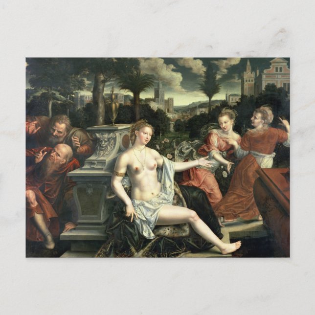 Cartão Postal Susanna e os Anciãos, 1567 (Frente)