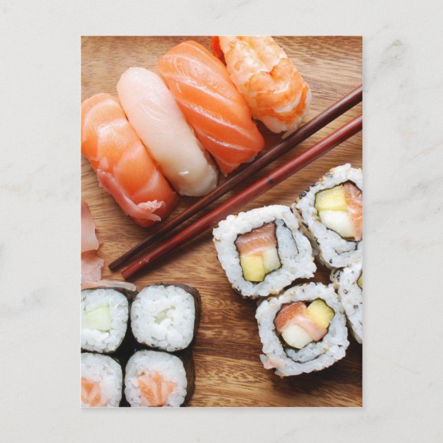 Cartão Postal Sushi (Frente)