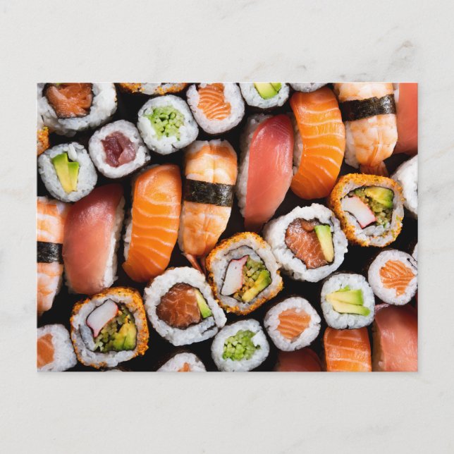 Cartão Postal Sushi (Frente)