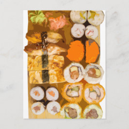 Cartão Postal Sushi
