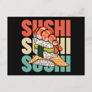 Cartão Postal Sushi