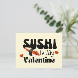 Cartão Postal Sushi É Meu Namorado