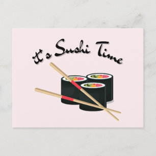 Cartão Postal Sushi É Meu Namorados