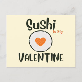 Cartão Postal Sushi É Meu Namorados
