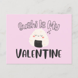 Cartão Postal Sushi É Meu Namorados