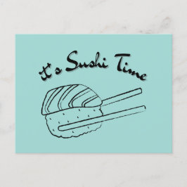 Cartão Postal Sushi É Meu Namorados