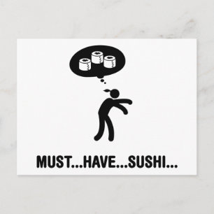 Cartão Postal Sushi Lover