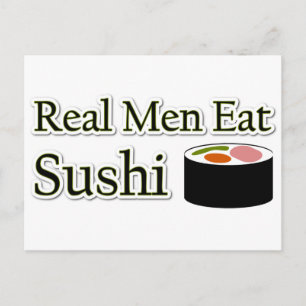 Cartão Postal Sushi Say