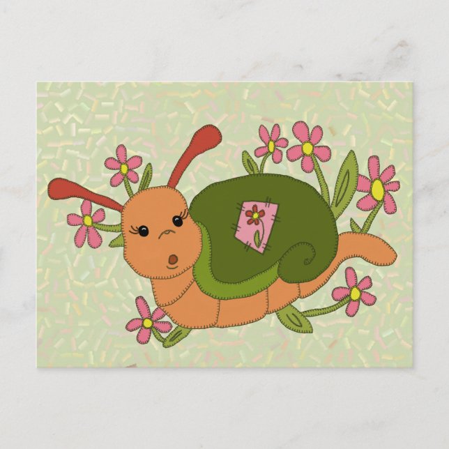 Cartão Postal Süße Schnecke (Frente)