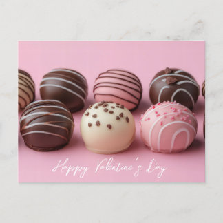 Cartão Postal Süße Schokoladen Pralinen Valentinstag
