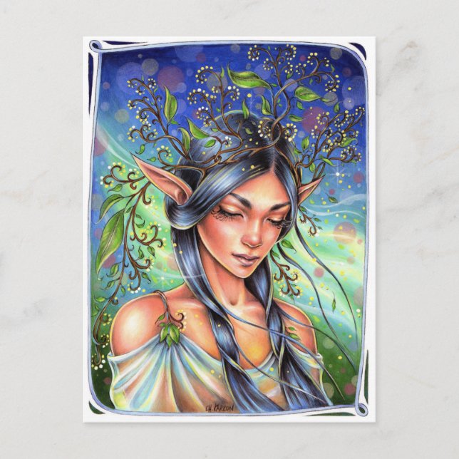 Cartão Postal Sussurros de vento (Frente)