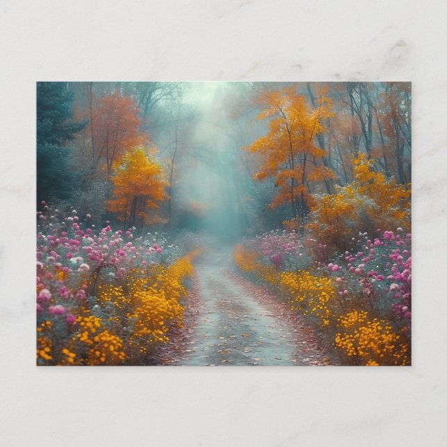 Cartão Postal Susurros de Outono (Frente)