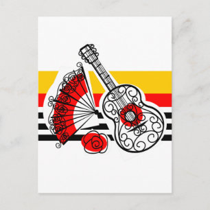 Cartão Postal Suvenirs Espanhol - Tríplice Clássica vertical