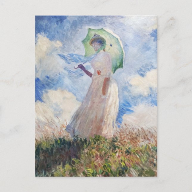 Cartão Postal Suzanne Hoschedé de Claude Monet (1886) (Frente)