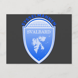 Cartão Postal Svalbard, Governador, Noruega