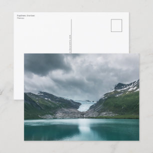 Cartão Postal Svartisen Glacier Noruega