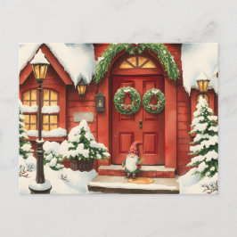 Cartão Postal Svensk tomte. Jul kort