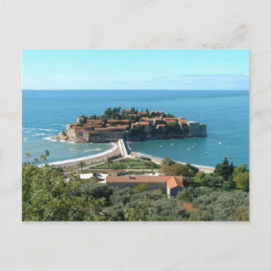 Cartão Postal Sveti Stefan