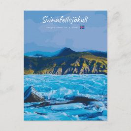 Cartão Postal Svínafellsjökull, Iceland - Glacier View