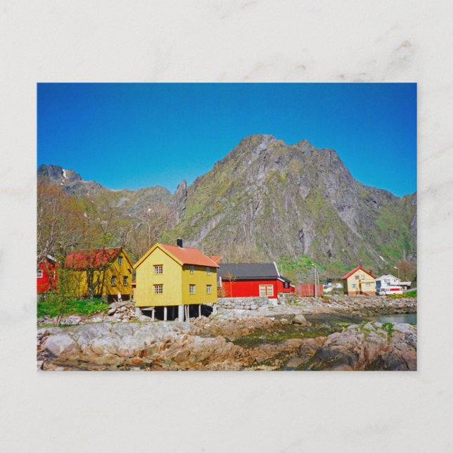 Cartão Postal Svolvaer, Noruega (Frente)