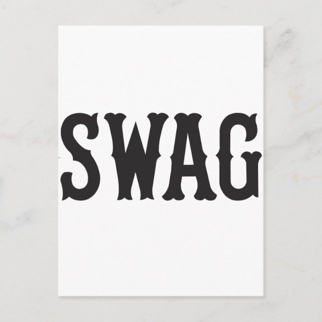 CARTÃO POSTAL SWAG (Frente)