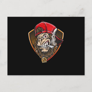Cartão Postal Swag Gorilla