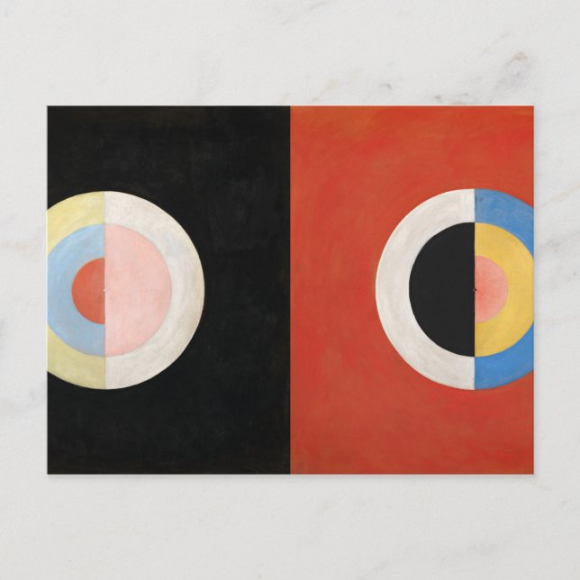 Cartão Postal Swan, Grupo IX por Hilma af Klint (Frente)