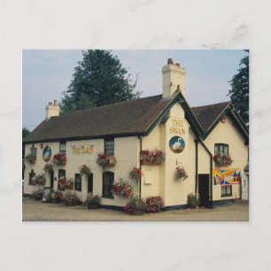 Cartão Postal Swan Inn, Swan Green, Lyndhurst, Hampshire, U.