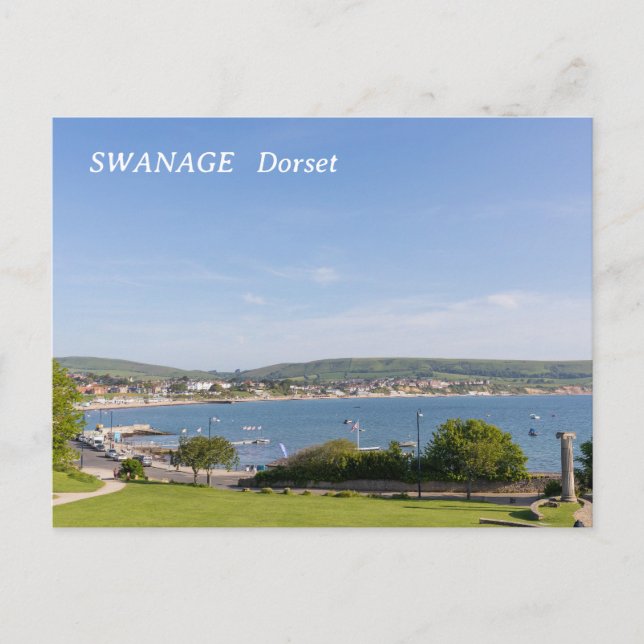 Cartão Postal Swanage Dorset (Frente)