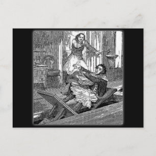 Cartão Postal Sweeney Todd-Barbers Cadeira-Penny Terrível