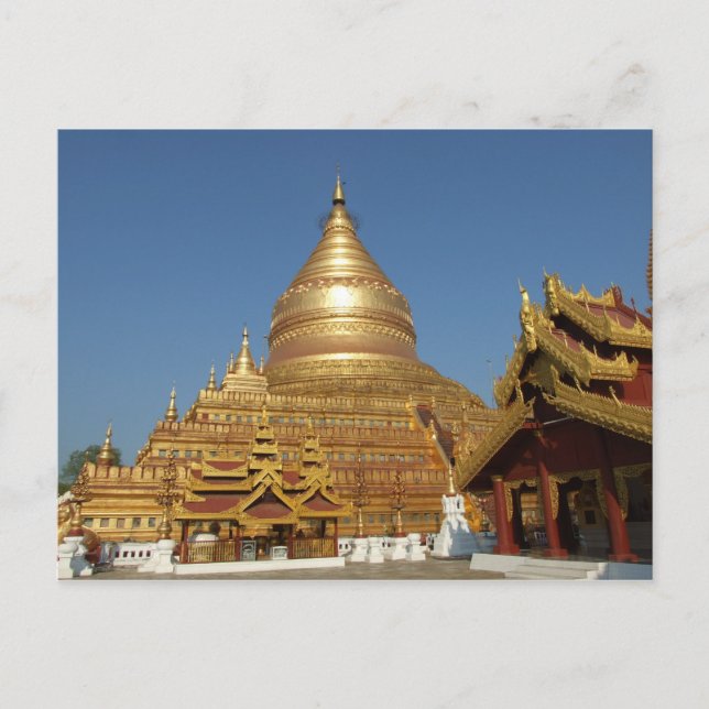 Cartão Postal Sweseetgo Pagoda (Frente)