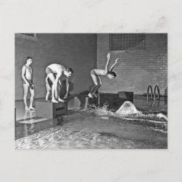 Cartão Postal Swimmers Universitários