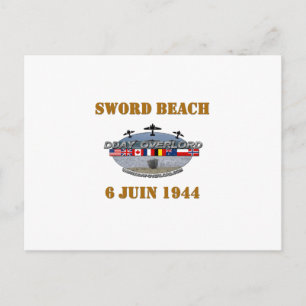 Cartão Postal Sword Beach 1944