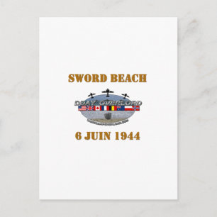 Cartão Postal Sword Beach 1944