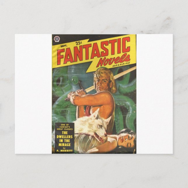 Cartão Postal Swordsman louro (Frente)