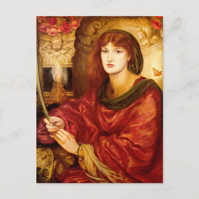 Cartão Postal Sybilla Palmifella (A Beleza da Alma) (Frente)