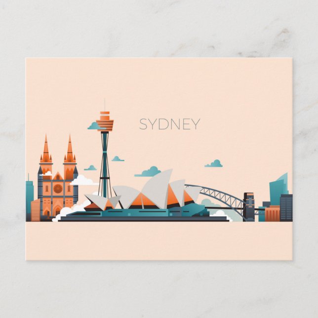 Cartão Postal sydney (Frente)