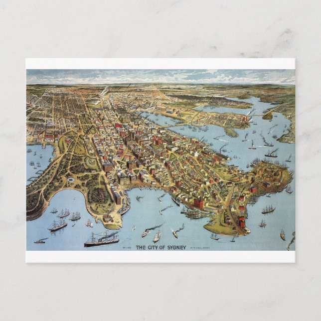 Cartão Postal sydney1888 (Frente)
